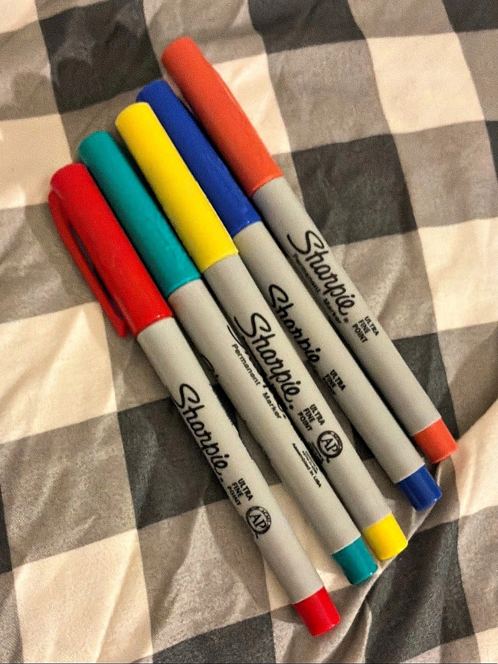 Sharpie Ultra Fine Point Permanent Markers Assorted 4-Pack
